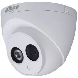 Dahua-DOME 8Mp Fissa 4mm 12V \PoE IR 50m SD Card