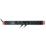 Multipresa 7 Posti da Rack 19'' con Filtro di Protezione 3 LED Spina Italiana 1U