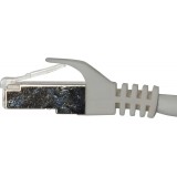 Cavo di Rete Patch in Rame Cat. 6A SFTP LSZH 0,25 m Grigio