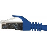 Cavo di Rete Patch in Rame Cat. 6A SFTP LSZH 0,25 m Blu
