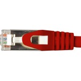 Cavo di Rete Patch in Rame Cat. 6A SFTP LSZH 0,25 m Rosso