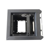 Armadio Rack 10'' a Muro 4 Unit&agrave; Pannelli Asportabili Nero
