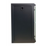 Armadio Rack 10'' a Muro 9 Unit&agrave; Pannelli Asportabili Nero