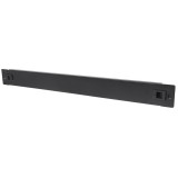  Pannello Cieco Toolless a Clip per Armadi Rack 19'' 1U Nero