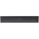 Pannello Cieco Toolless a Clip per Armadi Rack 19'' 2U Nero