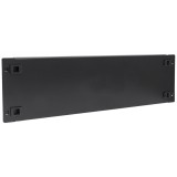 Pannello Cieco Toolless a Clip per Armadi Rack 19'' 3U Nero