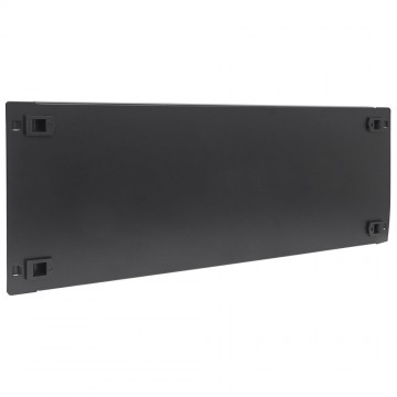 Pannello Cieco Toolless a Clip per Armadi Rack 19'' 4U Nero