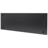 Pannello Cieco Toolless a Clip per Armadi Rack 19'' 4U Nero