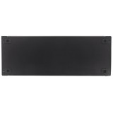 Pannello Cieco Toolless a Clip per Armadi Rack 19'' 4U Nero