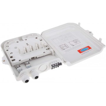 Scatola di Distribuzione Fibra Ottica FTTH IP65 8 Porte SC LC