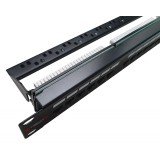 Pannello Patch UTP 24 Posti RJ45 Cat.6 con barra gestione cavi 