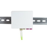 Scatola di connessione indoor FTTH per 4 fibre, 4 adattatori, IP20