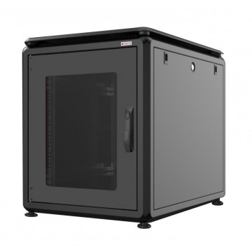 Armadio Server Rack 19'' 600x1000 12 Unit&agrave; Nero da sotto-scrivania serie Evolution