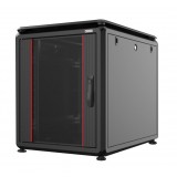 Armadio Server Rack 19'' 600x1000 12 Unit&agrave; Nero da sotto-scrivania serie Evolution 