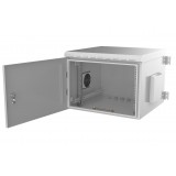 Armadio Rack 19'' a Parete 7U Grigio IP55 Porta Cieca prof. 600 mm