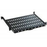 Mensola per Rack 19'' 600 mm Estraibile da 1U Nero