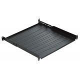 Mensola per Rack 19'' 650 mm 2U Nera 4 punti