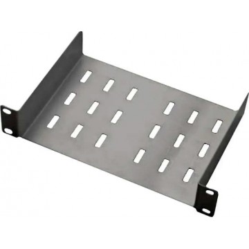 Mensola per Rack 10'' 150 mm 1U Nero 2 punti