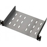 Mensola per Rack 10'' 150 mm 1U Nero 2 punti