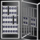 Coppia di Staffe Orizzontali per Armadi Rack 19'' Profondit&agrave; 1000 serie Evolution 