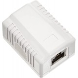 Presa a Muro con 1 Frutto RJ45 Cat.6 UTP Beige