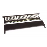 Pannello Patch STP 24 Posti RJ45 19'' 1U Cat.6 Nero