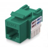 Frutto Keystone RJ45 Cat.6 UTP IDC 90&deg; Verde
