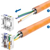 Frutto Keystone RJ45 Cat.6A STP Tool-Free