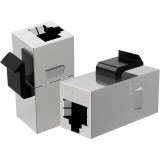 Adattatore Modulare Keystone RJ45 Accoppiatore di Rete Cat.6 F/F Schermato FTP