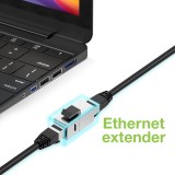 Adattatore Modulare Keystone RJ45 Accoppiatore di Rete Cat.6 F/F Schermato FTP