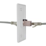 Adattatore Modulare Keystone RJ45 Accoppiatore di Rete Cat.6 F/F Schermato FTP
