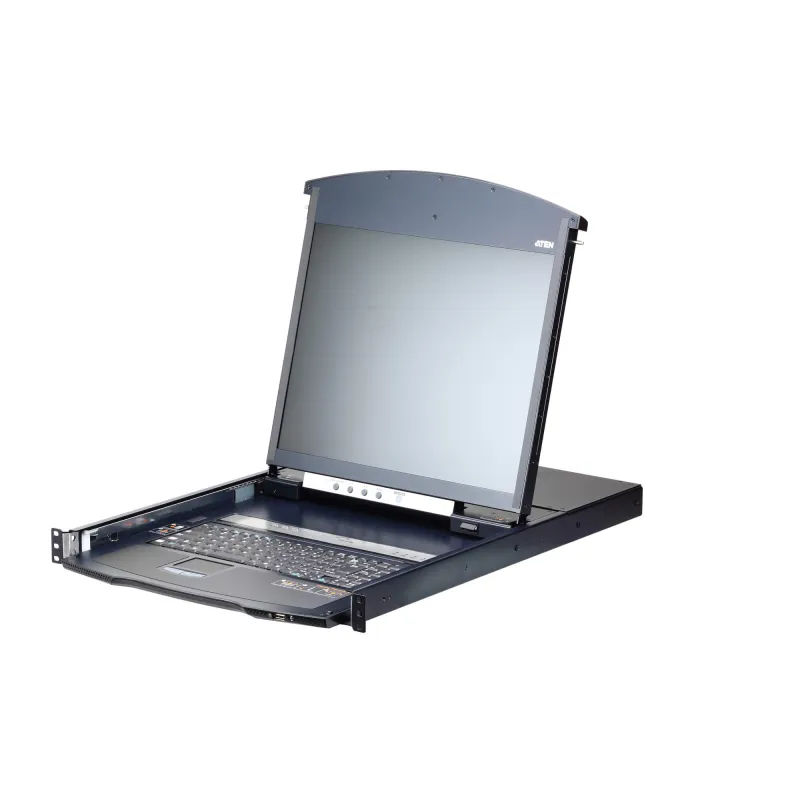Aten 8-Port 19” LCD CAT5e/6 KVM over IP Switch 1 local / 1 remote (Dual Rail)