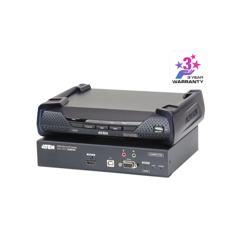 Aten 4K HDMI Single Display KVM Over IP Extender