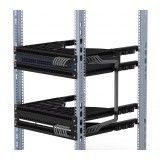 Mensola Gestione Cavi su Rack 19'' 24 Porte P.800 mm