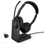 Jabra Evolve2 55 stereo con link 380A con base