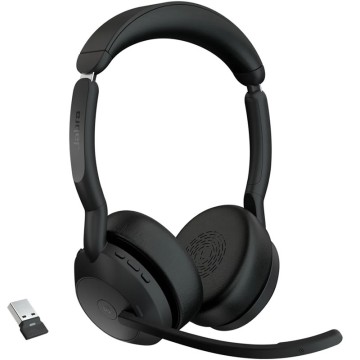 Jabra Evolve2 55 UC Cuffia wireless stereo con dongle USB-A
