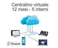 Yeastar Cloud centralino virtuale 5 interni annuale