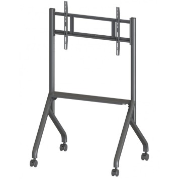 Supporto a carrello da Pavimento per monitor 55-86'' Nero 80kg