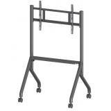 Supporto a carrello da Pavimento per monitor 55-86'' Nero 80kg