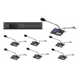 Sistema audio per conferenze con voto 7 microfoni