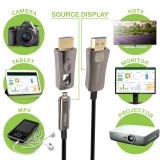 Cavo HDMI&trade; A/A Micro HDMI&trade; Active Optical Cable in Fibra Ottica 8K 20m