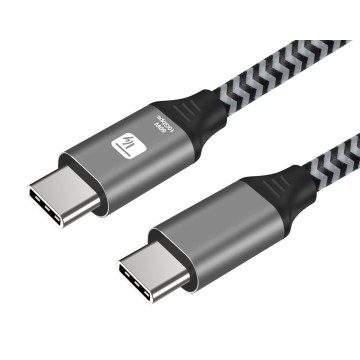 Cavo USB-C&trade; Maschio 3.2 / USB-C&trade; Maschio 3A 60W 1m Alluminio