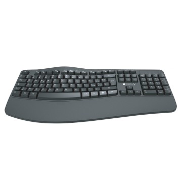 Tastiera Ergonomica Wireless Slim Design Curvo