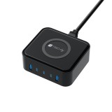 Stazione di Ricarica Wireless 65W 3xUSB-C&trade; e 2xUSB-A