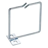 Anello Passacavi Laterale 80x80 mm in Metallo per Armadi Rack
