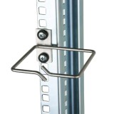 Anello Passacavi Laterale 80x80 mm in Metallo per Armadi Rack