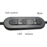 Cuffia USB cancellazione di rumore mono