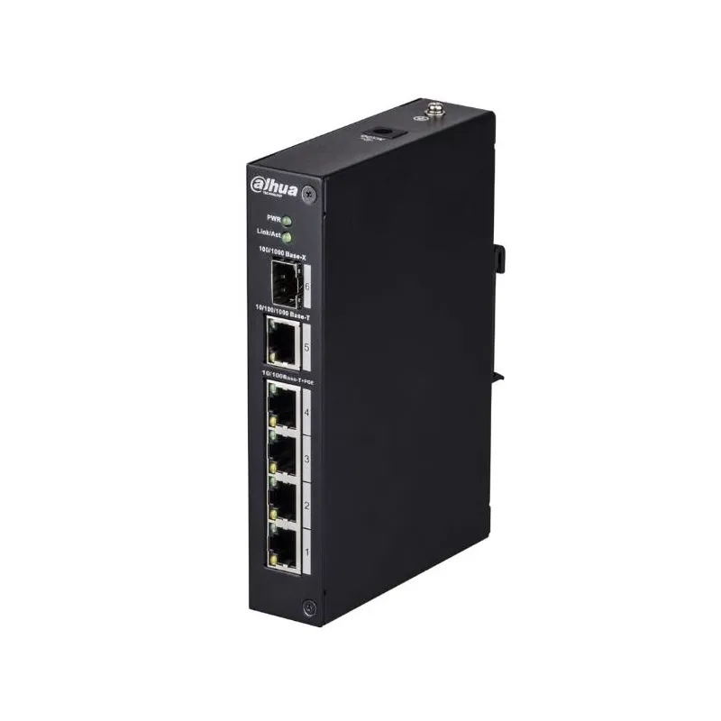 Dahua switch industriale 4 porte poe 30w PFS3106-4P-60