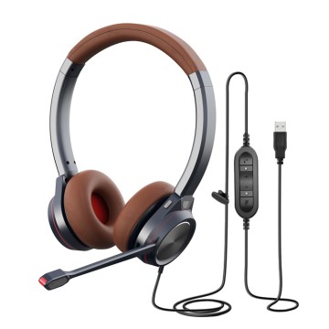 Cuffia USB Ezlight 890 stereo bi-color cancellazione di rumore