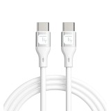 Cavo USB-C Maschio/Maschio USB 2.0 in Silicone 1m Bianco